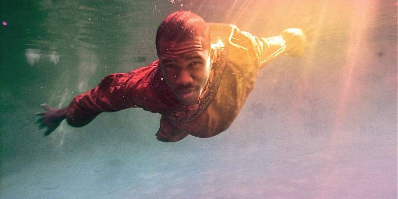 Frank Ocean Swimming under water