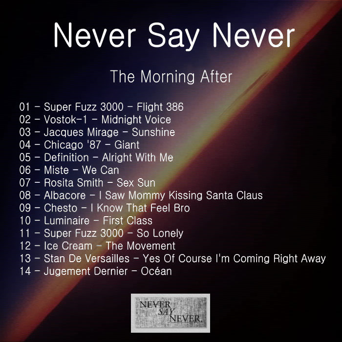 Never Say Never - The Morning After