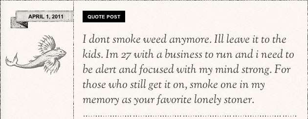 Kid Cudi Isn't Smoking Weed Anymore
