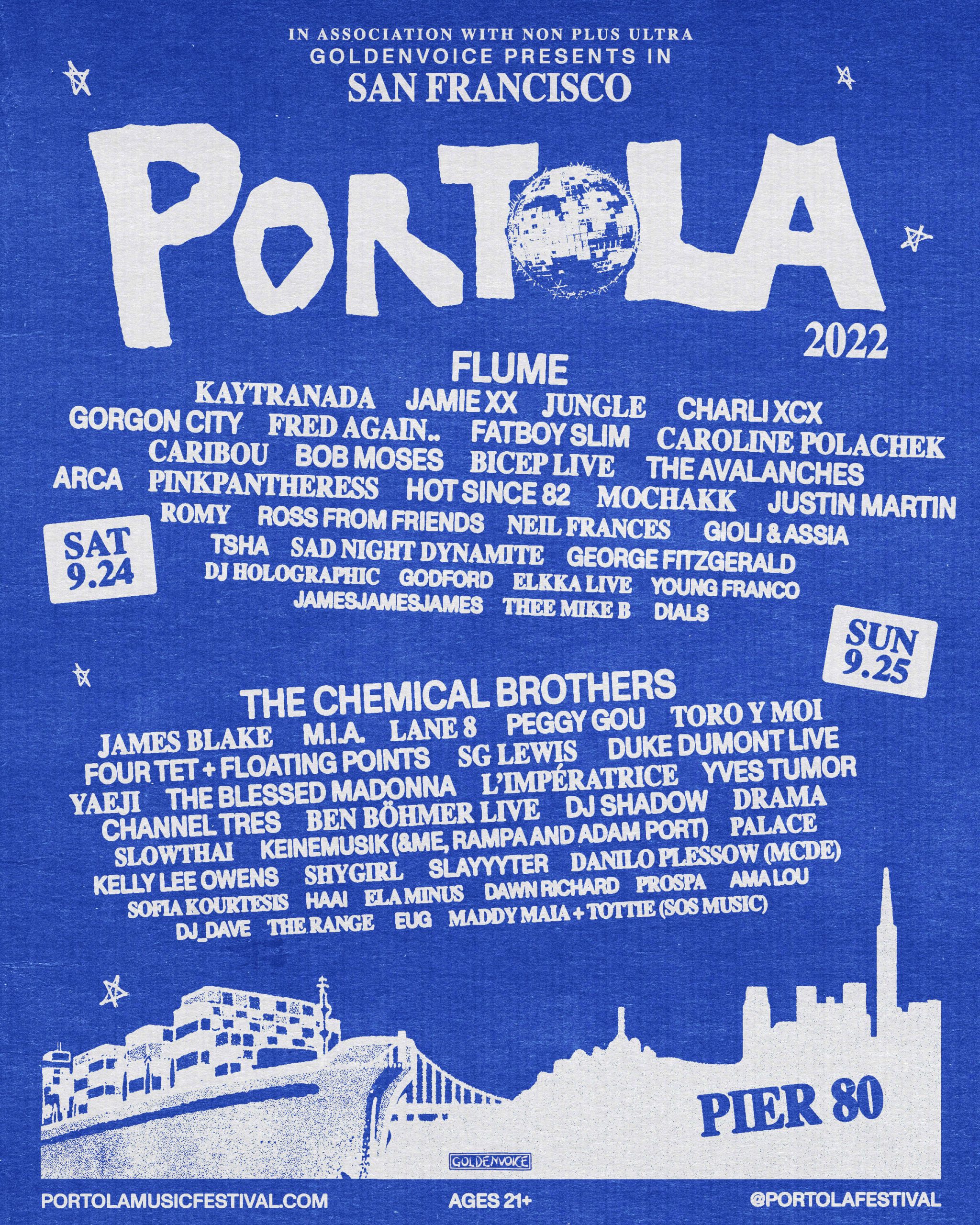 Portola Music Festival 2022 Lineup